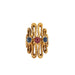 Ring 48 LALAOUNIS - Sapphire and ruby ​​cabochon ring 58 Facettes