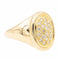 Bague 54 Bague chevalière en or jaune 18 carats et diamants 58 Facettes 2301445CN