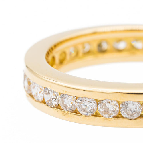 Bague 54 Alliance - Bague en or jaune 18 carats et diamants 58 Facettes 2301541CN