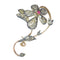Broche Broche branche fleurie victorienne en or rouge 18k, argent, diamants et rubis 58 Facettes 23031-0050