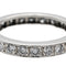 Bague 53 Alliance - Bague en or blanc 18 carats et diamants 58 Facettes 2303185CN