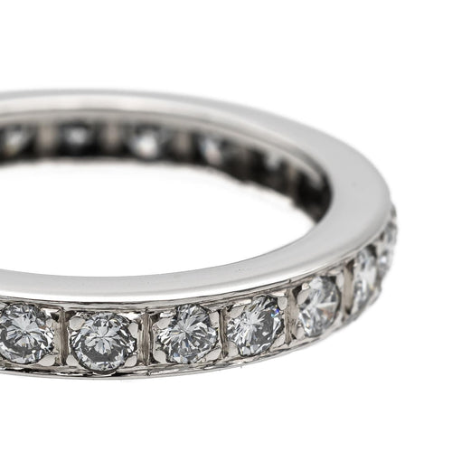 Bague 53 Bague Alliance Or blanc Diamant 58 Facettes 2303185CN