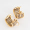 Boucles d'oreilles Cartier - Boucles d’oreilles créoles Vision en or et acier 58 Facettes 1