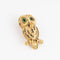 Broche Hermès - Broche Chouette émaillée en or jaune 18k 58 Facettes 1