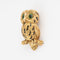 Broche Hermès - Broche Chouette émaillée en or jaune 18k 58 Facettes 1