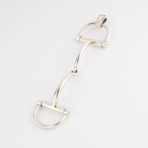 Bracelet Hermès - Bracelet articulé Mors l'attache en argent 58 Facettes 1