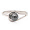 Bague 53 Bague Or blanc Hématite 58 Facettes 2303215CN