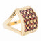 Bague 52 Bague Cocktail Or jaune Grenat, Diamant 58 Facettes 2308821CN