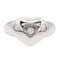 Bague 55 Chopard Bague Happy Diamonds Or blanc Diamant 58 Facettes 2308894CN