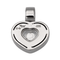 Pendentif Chopard Pendentif Cœur Happy Diamonds Or blanc Diamant 58 Facettes 2308934CN