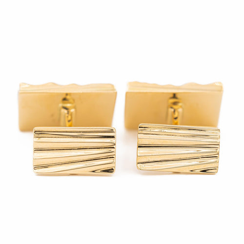 Boutons de manchette Boutons de manchette - Or jaune et or blanc 18 carats et diamants 58 Facettes 2308977CN