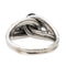 Bague 53 Bague en or blanc 18 carats avec saphir et diamants 58 Facettes 2308979CN