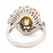 Bague 53 Bague Pompadour en or blanc 18 carats, platine, émeraude et diamants 58 Facettes 2308981CN