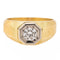 Bague 57 Bague solitaire Or jaune, Or blanc Diamant 58 Facettes 2308983CN