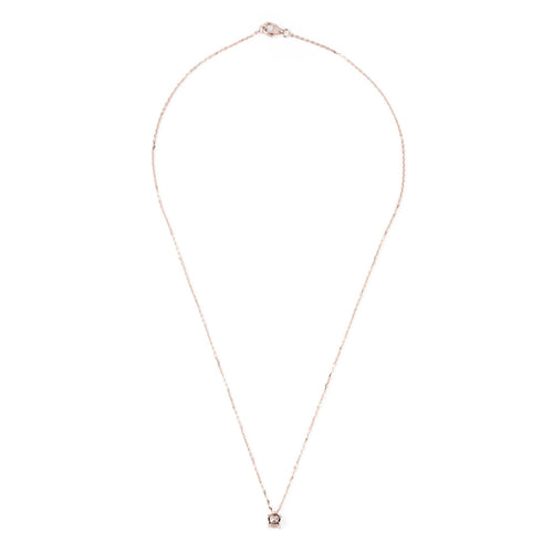 Pendentif Pendentif taille ancienne 0,49 ct en or rose et diamant 58 Facettes 1