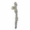 Broche Cœur flamand antique - Broche en argent et diamants taille rose 58 Facettes 23124-0015