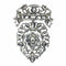 Broche Cœur flamand antique - Broche en argent et diamants taille rose 58 Facettes 23124-0015
