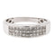 Bague 50 Bague Bandeau Or blanc Diamant 58 Facettes 2313082CN