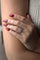 Bague 50 Bague bandeau en or blanc 18 carats et diamants 58 Facettes 2313082CN