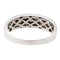 Bague 50 Bague bandeau en or blanc 18 carats et diamants 58 Facettes 2313082CN