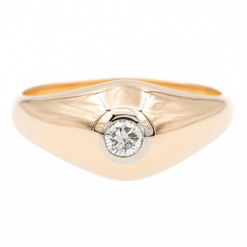 Bague 60 Bague en or rose 18 carats sertie d’un diamant 58 Facettes 2313144CN