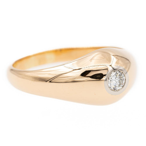 Bague 60 Bague en or rose 18 carats sertie d’un diamant 58 Facettes 2313144CN