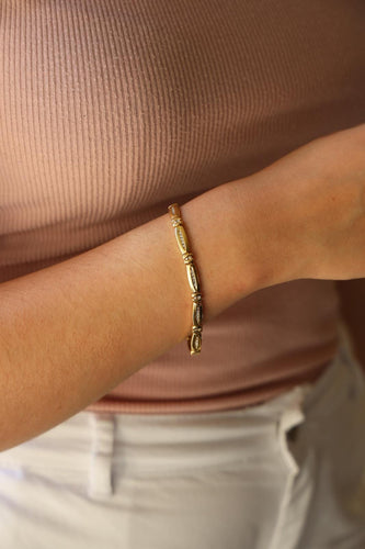 Bracelet Bracelet en or jaune 18 carats serti de diamants 58 Facettes 2314034CN
