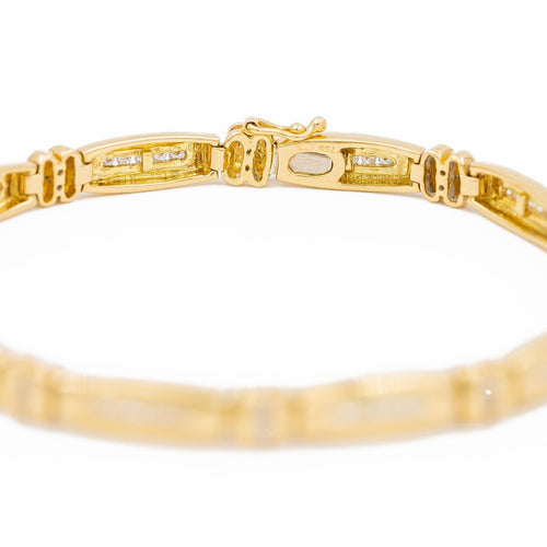 Bracelet Bracelet en or jaune 18 carats serti de diamants 58 Facettes 2314034CN