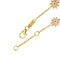 Bracelet Bracelet à fleurs émaillées en or jaune 18 kt 58 Facettes 23217