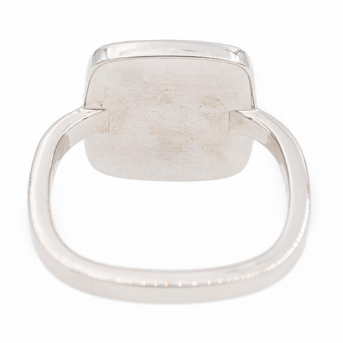 Bague 53 Dinh Van Bague Impression Or blanc Nacre 58 Facettes 2324756CN