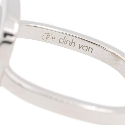 Bague 53 Dinh Van Impression - Bague en or blanc 18 carats et nacre 58 Facettes 2324756CN
