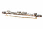 Broche Broche barrette ancienne en argent sur or rose 18K et diamants 58 Facettes 23249-0329