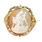 Broche Broche camée victorienne « The Farnese Bull » en or jaune 18K 58 Facettes 23271-0317