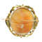 Broche Broche camée victorienne « The Farnese Bull » en or jaune 18K 58 Facettes 23271-0317
