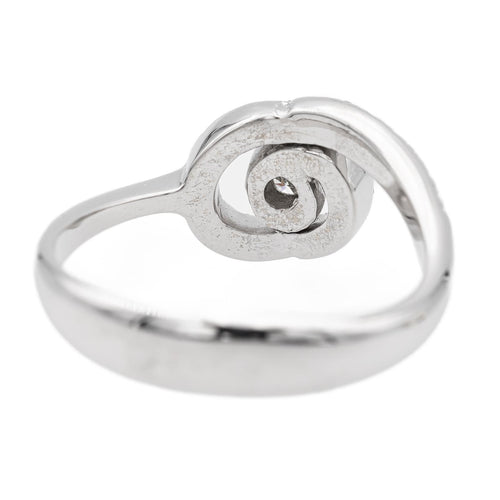 Bague 54 Bague pavée en or blanc 18 carats et diamants 58 Facettes 2328932CN