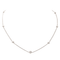 Collier Collier en or blanc 18 carats serti de diamants 58 Facettes 2328938CN