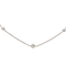 Collier Collier en or blanc 18 carats serti de diamants 58 Facettes 2328938CN