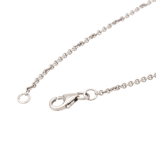 Collier Collier en or blanc 18 carats serti de diamants 58 Facettes 2328938CN