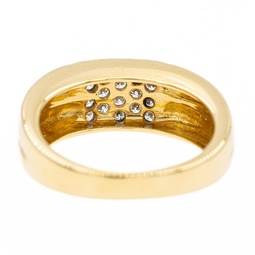 Bague 54 Bague Or jaune, Or blanc Diamant 58 Facettes 2329030CN