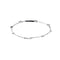 Bracelet Bracelet à segments en or blanc 18 ct avec diamants 58 Facettes 23296