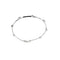Bracelet Bracelet à segments en or blanc 18 ct avec diamants 58 Facettes 23296