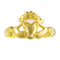 Bague 53 Bague Claddagh baroque vers 1670 en or jaune 58 Facettes 23304-0151