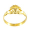 Bague 53 Bague Claddagh baroque vers 1670 en or jaune 58 Facettes 23304-0151