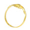 Bague 53 Bague Claddagh baroque vers 1670 en or jaune 58 Facettes 23304-0151