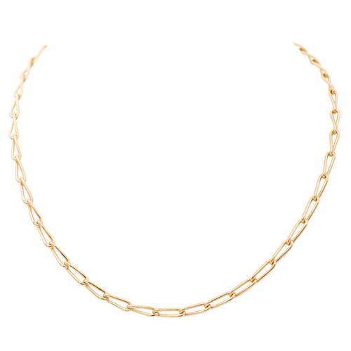 Collier Collier maille cheval en or jaune 18 carats 58 Facettes 2331817CN