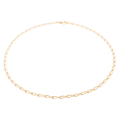 Collier Collier maille cheval en or jaune 18 carats 58 Facettes 2331817CN