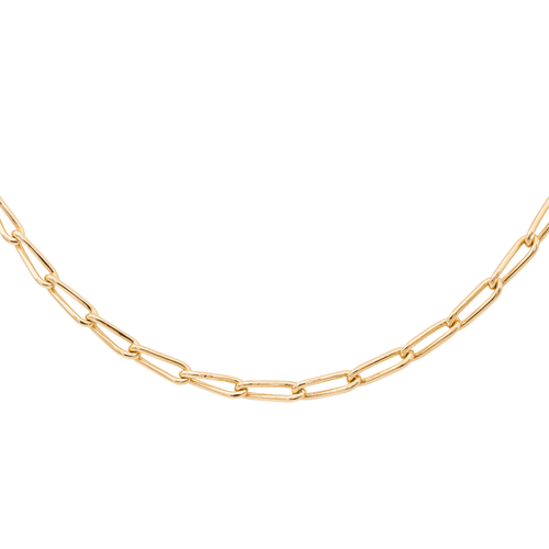 Collier Collier maille cheval en or jaune 18 carats 58 Facettes 2331817CN