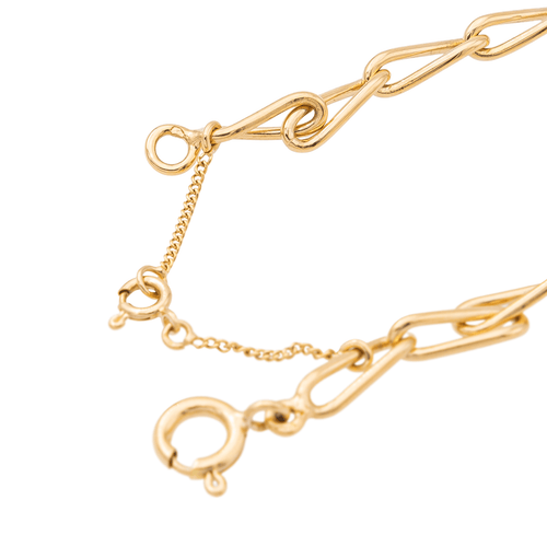 Collier Collier maille cheval en or jaune 18 carats 58 Facettes 2331817CN