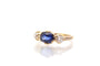 Bague 53 Bague en or jaune 18k avec saphir et diamants 58 Facettes 23334