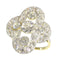 Bague 52 Bague Art déco 1930 en or jaune 18K et diamants 58 Facettes 23345-0110